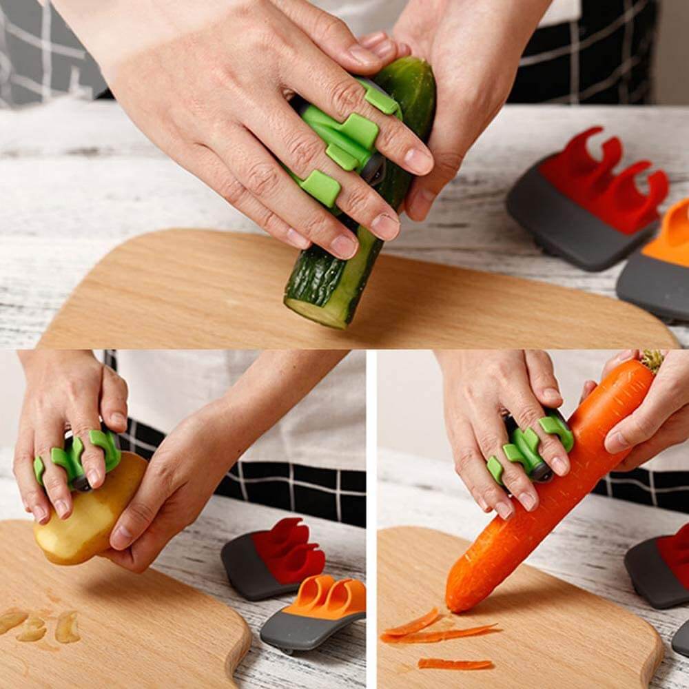 Vegetable Peeler with FingerGuard - ChefMaster Pro