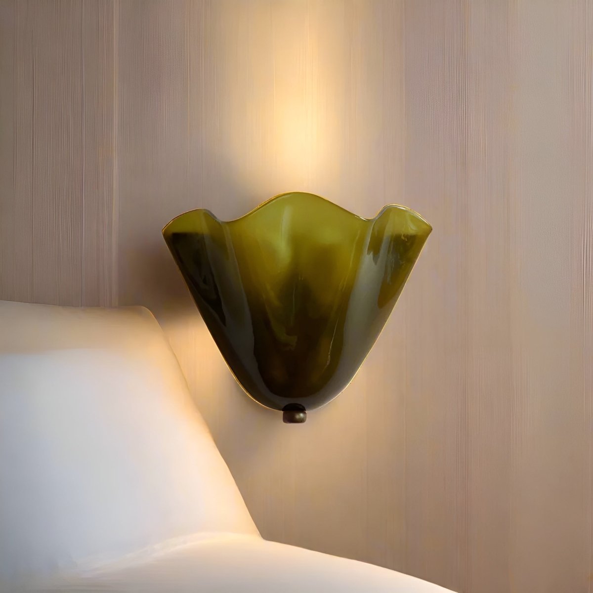 Stained Glass LED Wall Lamp - LuminaCraft