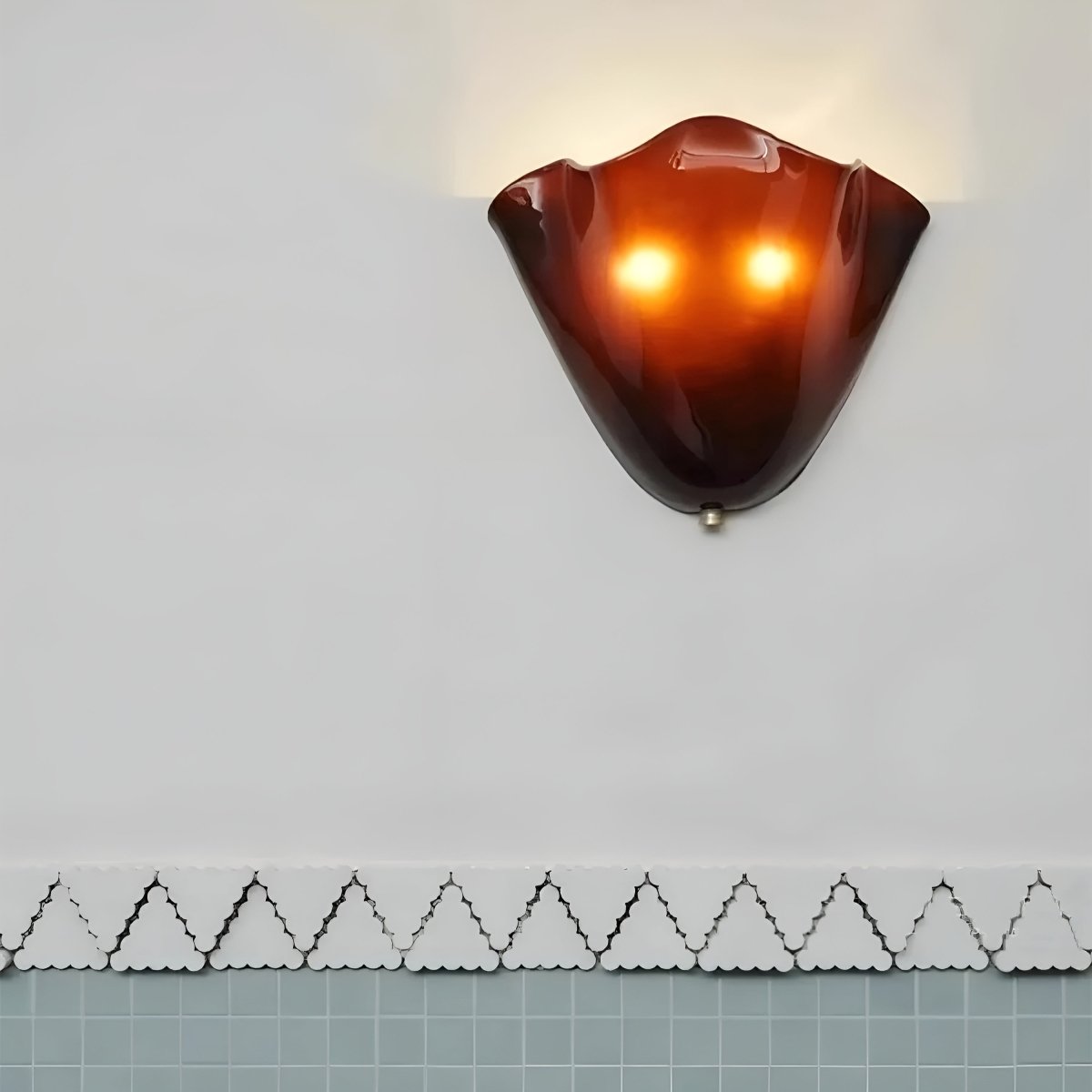 Stained Glass LED Wall Lamp - LuminaCraft