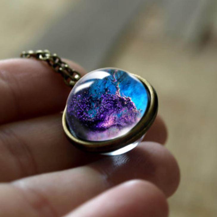 Galaxy Pendant Necklace - Celestial Luxe