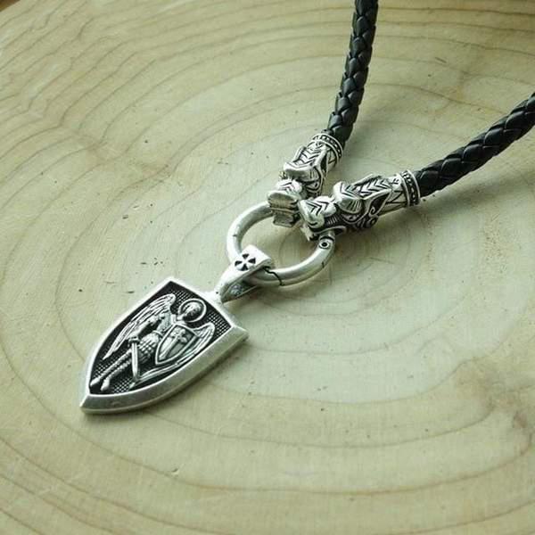 Archangel Charm Necklace - Celestial Grace Jewelry