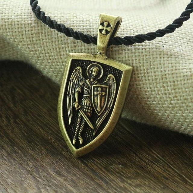 Archangel Charm Necklace - Celestial Grace Jewelry