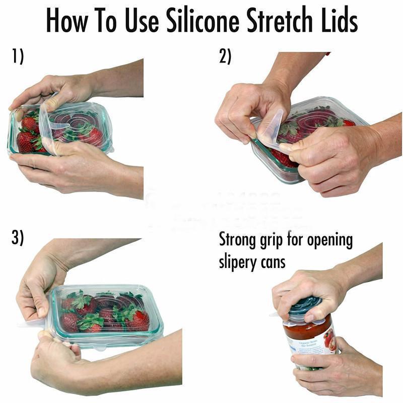 Airtight Silicone Food Safety Lids - FreshGuard