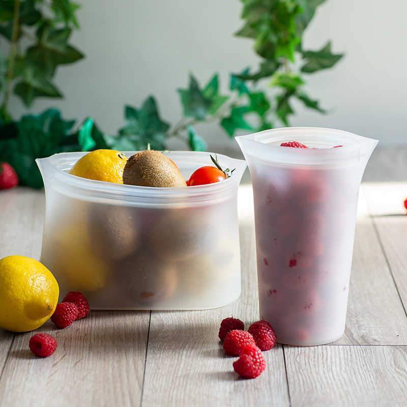 Silicone Stand Up Zipper Bags - LuxeSeal