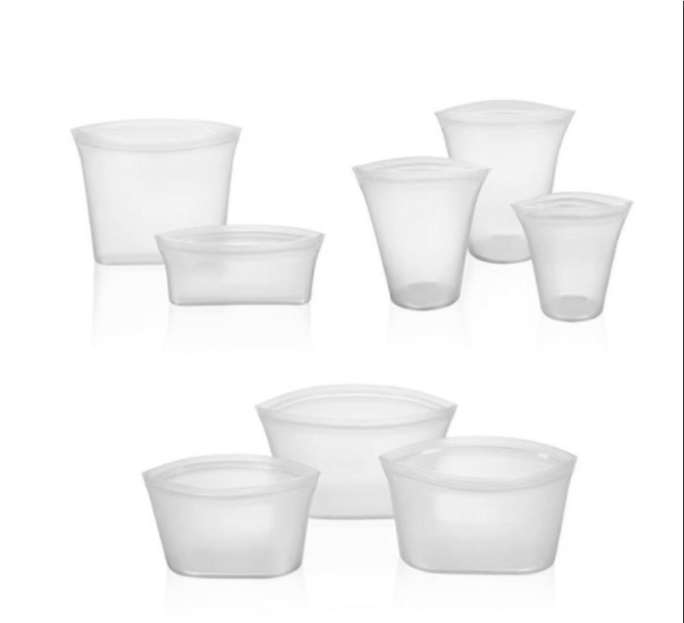 Silicone Stand Up Zipper Bags - LuxeSeal