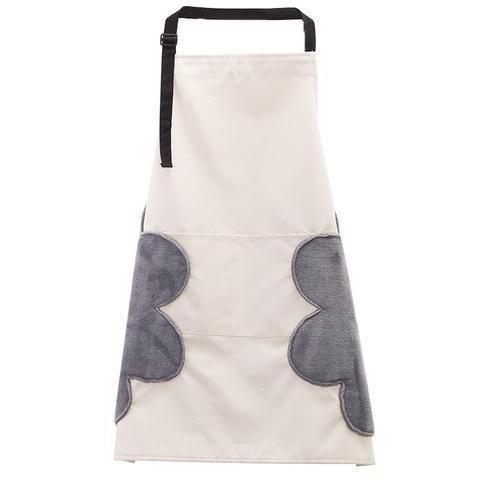 Kitchen Apron with Hand Wipers - Culinary Luxe