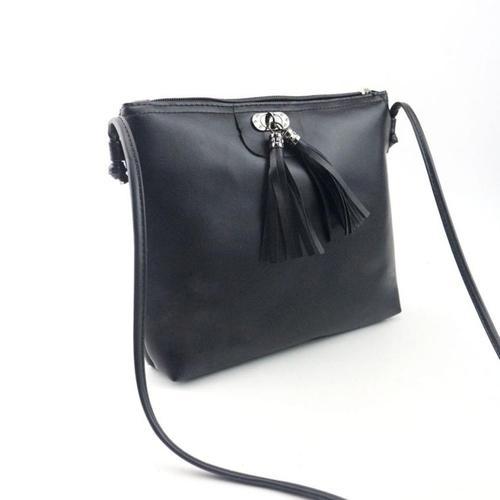 Tasseled Mini Messenger Bag - LuxeCarry