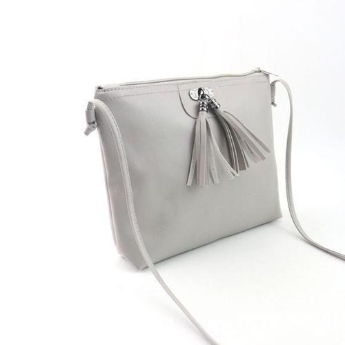 Tasseled Mini Messenger Bag - LuxeCarry