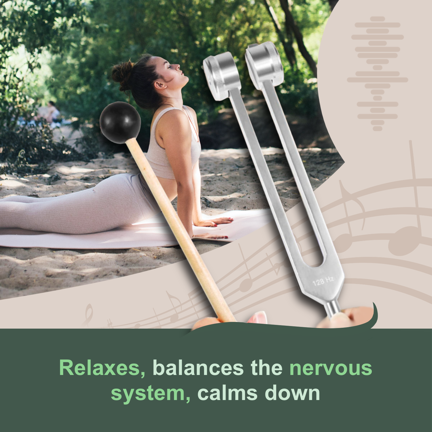 Healing Tuner - Harmonia™ 128 Hz Sound Therapy Tool